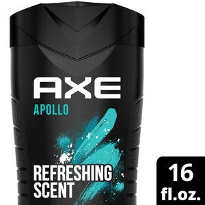 AXE Apollo Men's Body Wash Liquid - 16oz Refreshing Fragrances