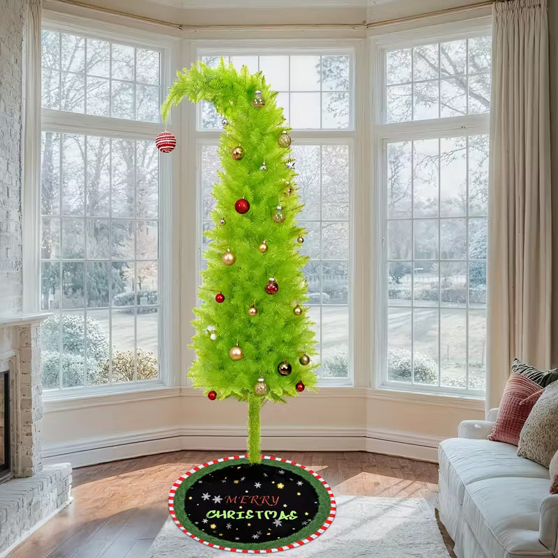 6FT Grinchs Christmas Tree with Flexible Branches