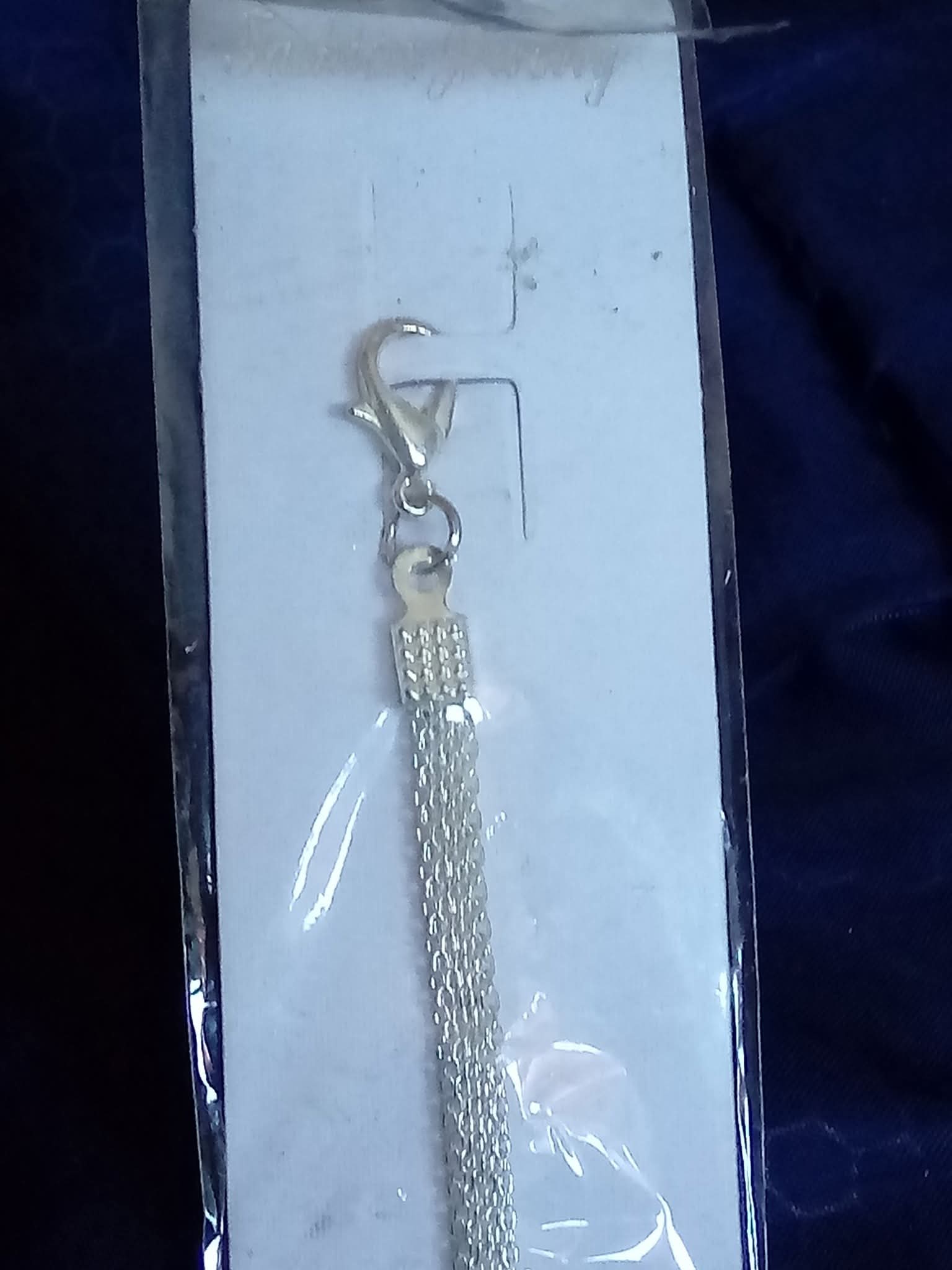 Exquisite Rhinestone Cross Charm Bracelet