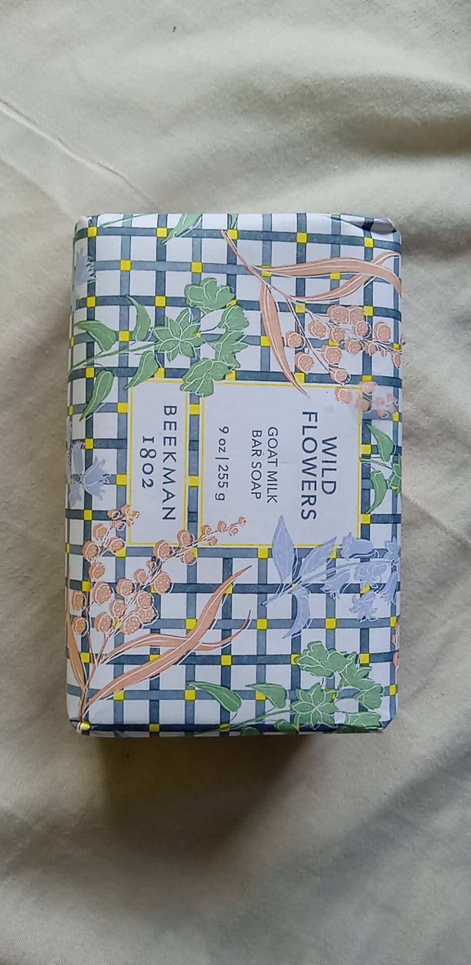 Beekman 1802 WILD FLOWERS Goat Milk Bar Soap 9 oz.