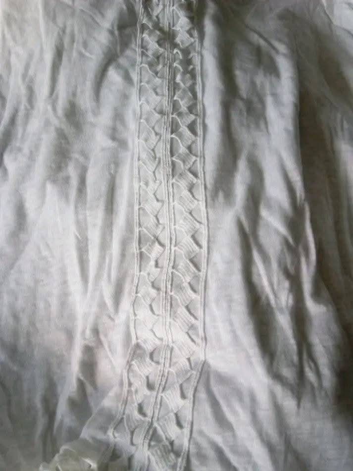 Lucky Brand small oversized basic white blouse