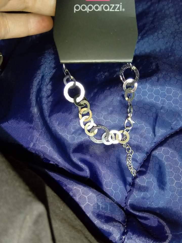 Paparazzi Silver Circles Bracelet