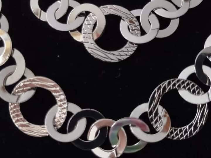 Paparazzi Silver Circles Bracelet