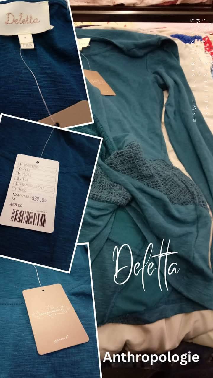 Anthropologie Deletta Knotted Tunic - S