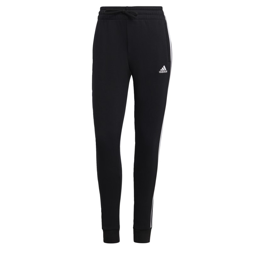 adidas women Essentials 3-Stripes Fleece Pants
