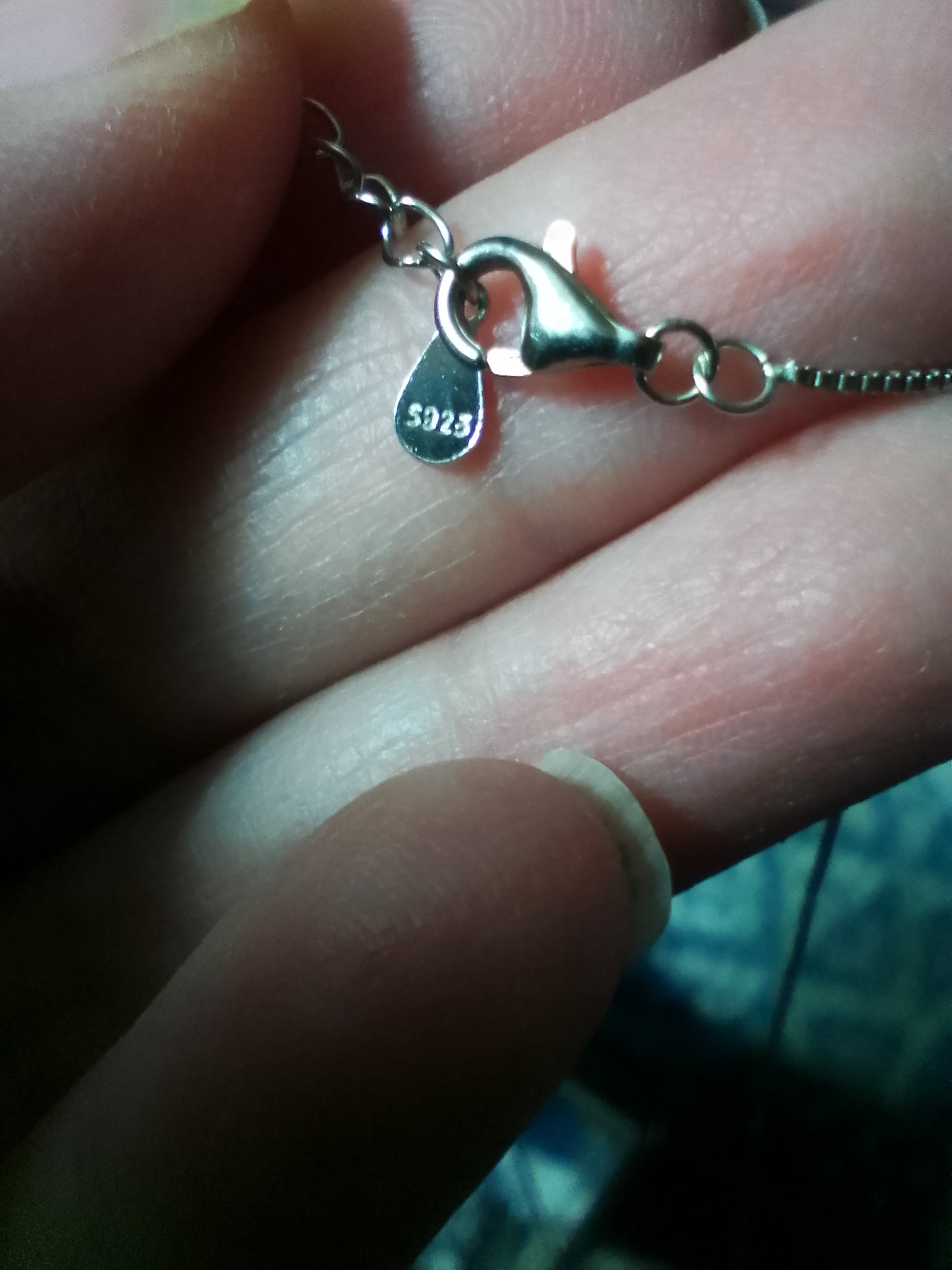 Sterling Silver Rose Gold Flower Initial Necklace