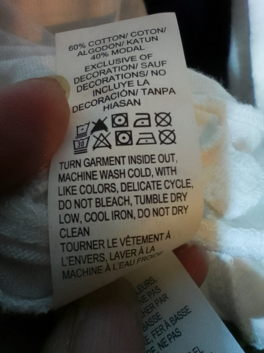 Lucky Brand small oversized basic white blouse