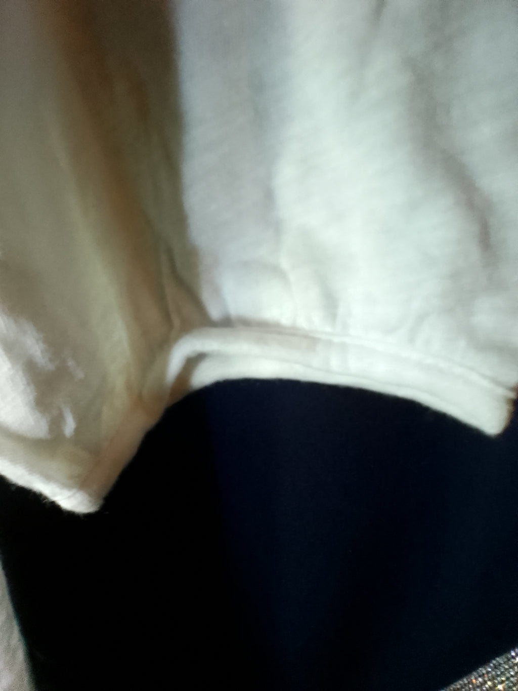 Lucky Brand small oversized basic white blouse