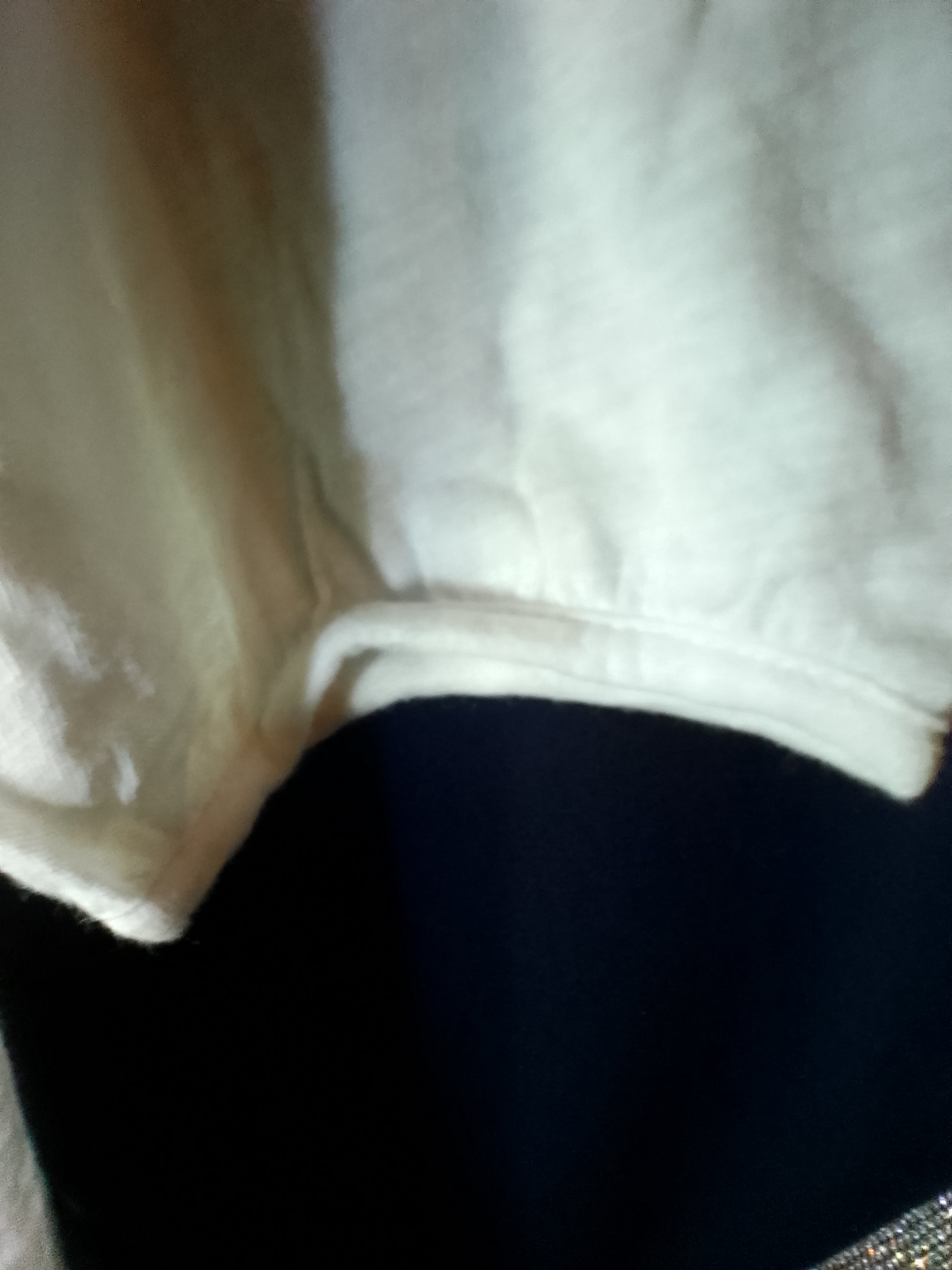 Lucky Brand small oversized basic white blouse