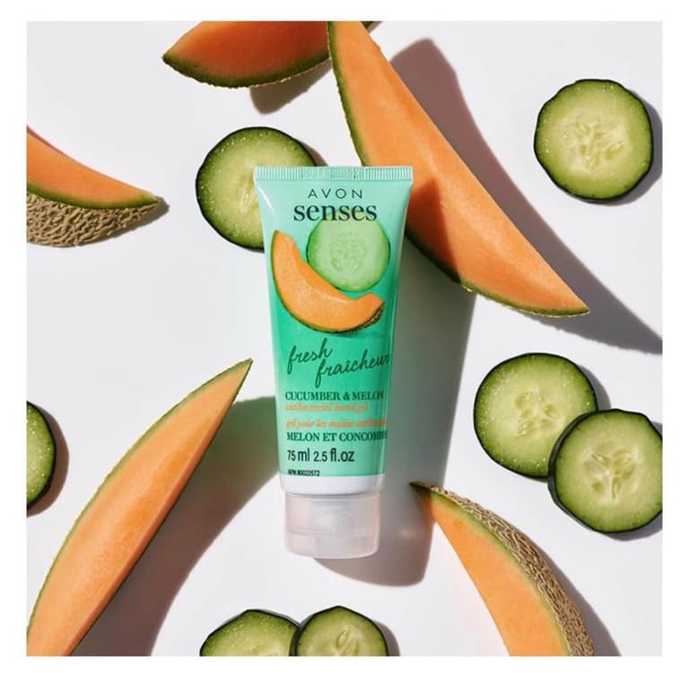 Avon cucumber melon hand santizer