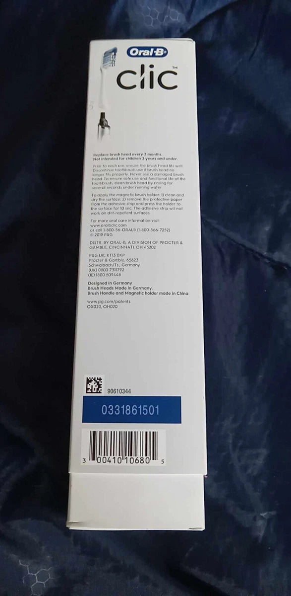 Oral-B Clic Manual Toothbrush W/ Magnetic Brush Holder