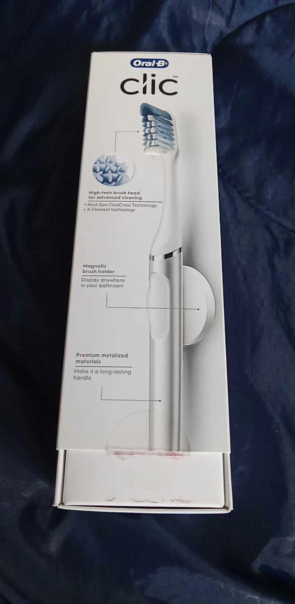 Oral-B Clic Manual Toothbrush W/ Magnetic Brush Holder